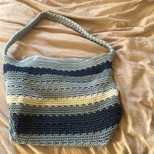 Lina blue shoulder bag